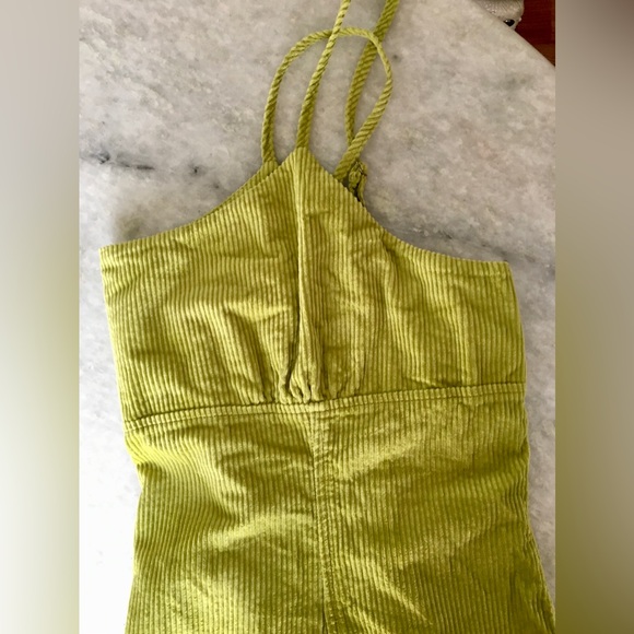 Wild Fable Lime Green Corduroy Mini Dress - Picture 5 of 12